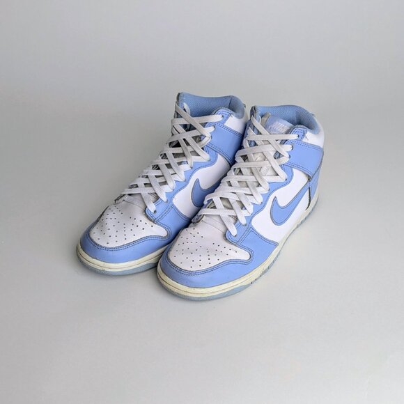 Nike Dunk High Aluminium University Light Blue Woman size :6.5 - Picture 3 of 8